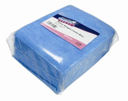 Multi Towel Cleaning Cloths Heavy Weight Blue Pack of 25